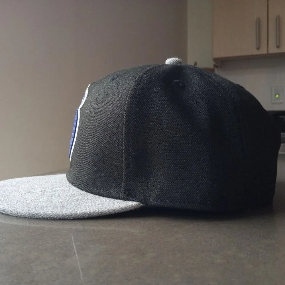 Real Madrid Black and Grey Snapback Cap Hat